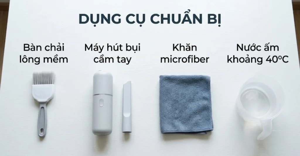 Dụng cụ cần chuẩn bị