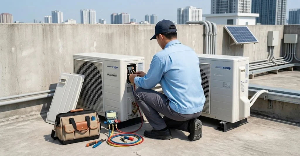 Khi nào cần gọi thợ xử lý điều hòa Sumikura báo lỗi P6?