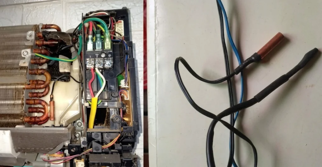 Cảm biến nhiệt độ dàn nóng bị hỏng