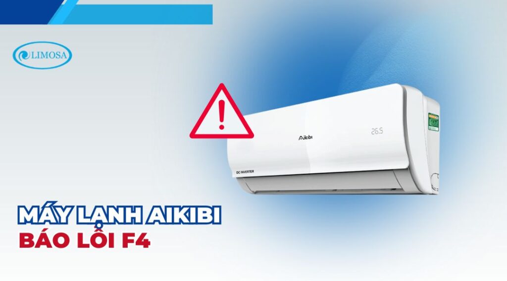 máy lạnh aikibi báo lỗi f4