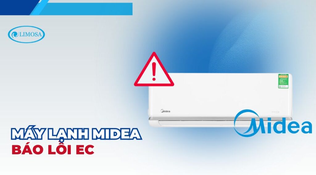 máy lạnh midea báo lỗi ec
