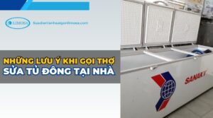 những lưu ý khi gọi thợ sửa tủ đông