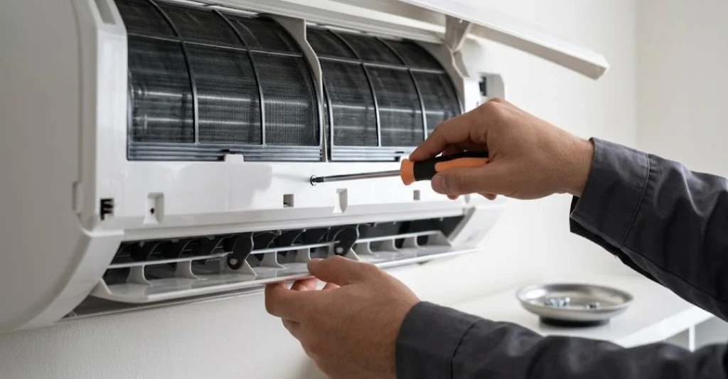 Tháo vỏ dàn lạnh và tiếp cận cảm biến