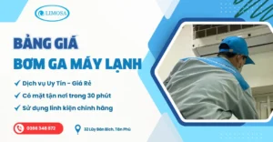 bảng giá bơm ga máy lạnh