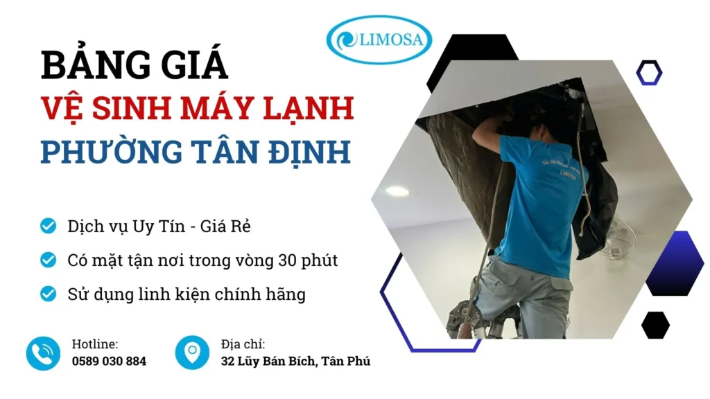 Dịch vụ sửa chữa máy lạnh phường Tân Định TPHCM
