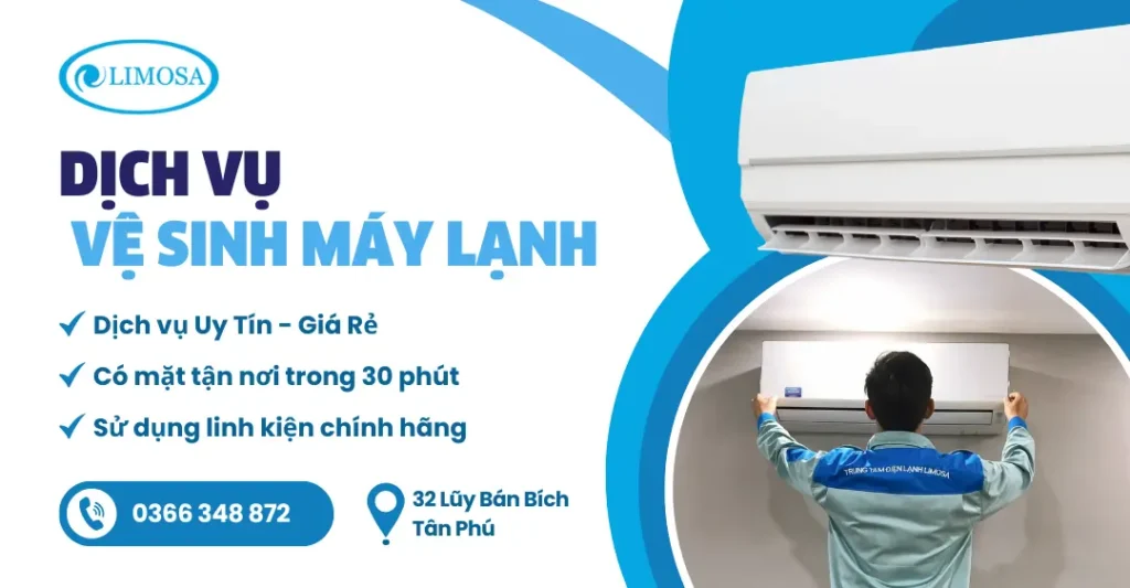 dịch vụ vệ sinh máy lạnh