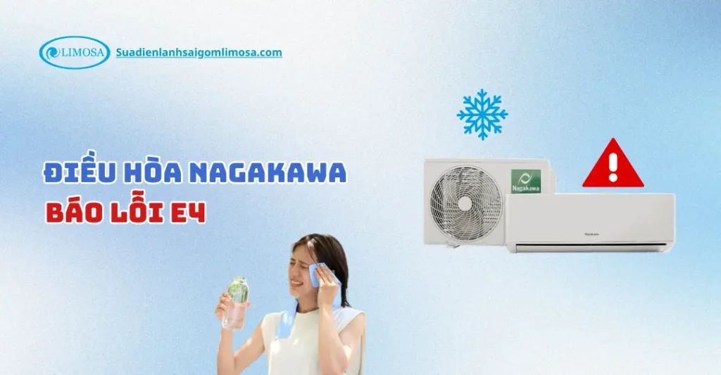 máy lạnh nagakawa báo lỗi e4