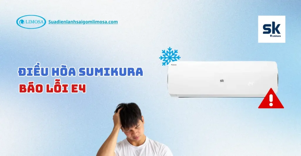 Điều Hòa Sumikura Báo Lỗi E4 Là Gì ? Cách Khắc Phục điều hòa sumikura báo lỗi e4