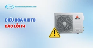 lỗi f4 điều hòa akito