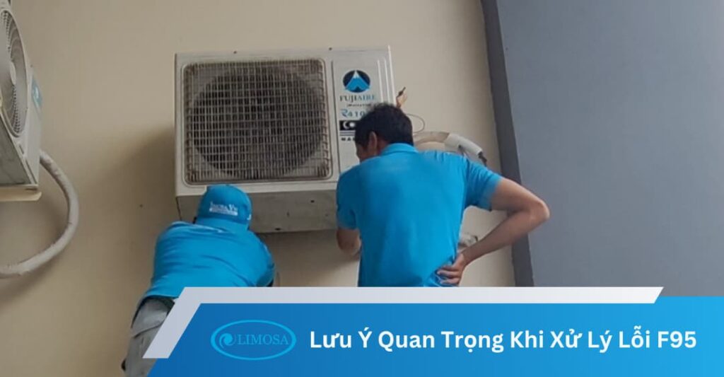 Lưu ý quan trọng khi xử lí lỗi F95