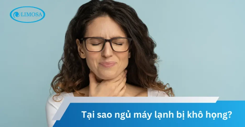 Tại sao ngủ máy lạnh bị khô họng