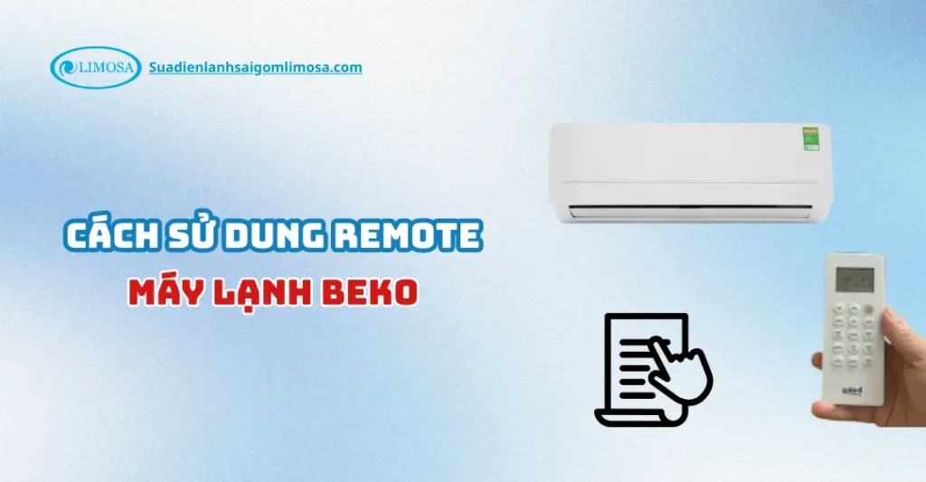 cách sử dụng remote máy lạnh Beko