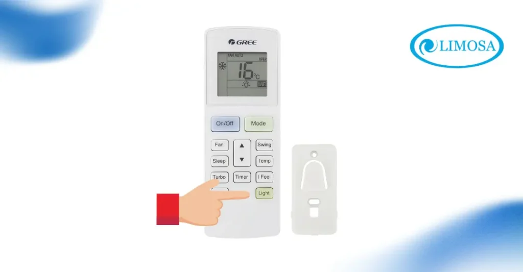 chế độ light điều khiển điều hòa gree