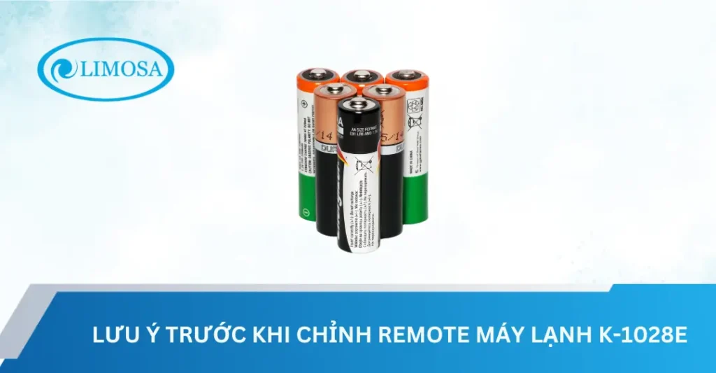 lưu ý trước khi chỉnh remote K-1028E