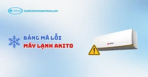 mã lỗi điều hòa akito