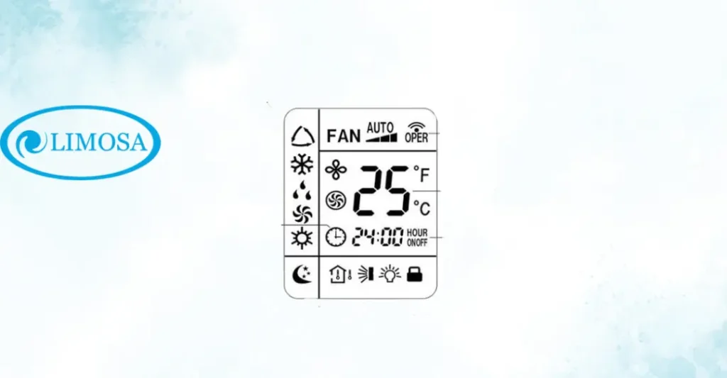 màn hình remote máy lạnh carrier