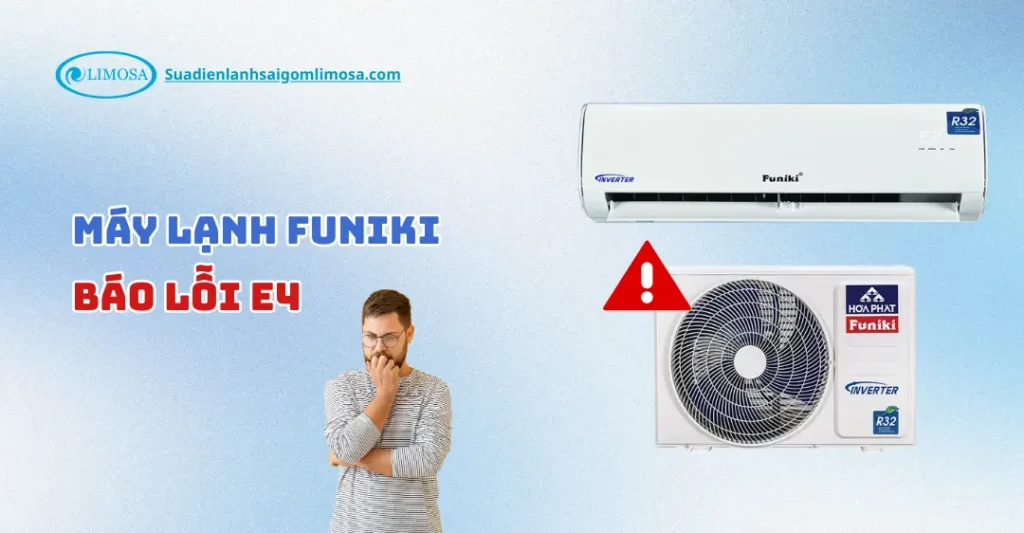 máy lạnh funiki báo lỗi e4