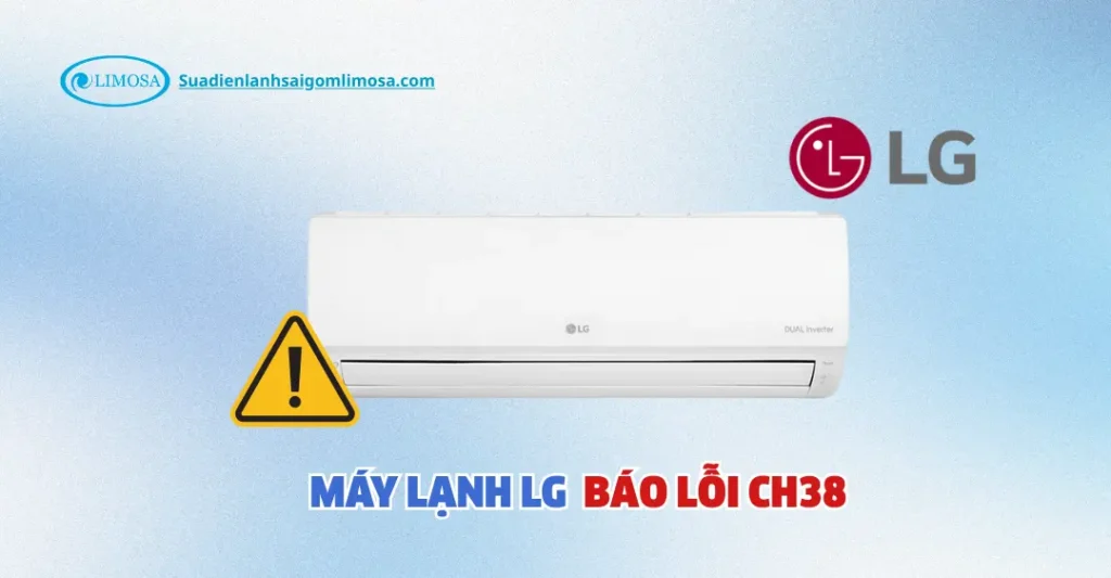 máy lạnh lg báo lỗi ch38