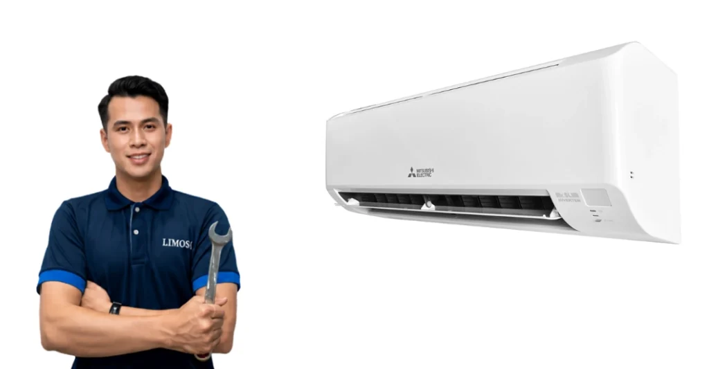 Dịch vụ sửa máy lạnh Mitsubishi của Sửa Điện Lạnh Sài Gòn Limosa