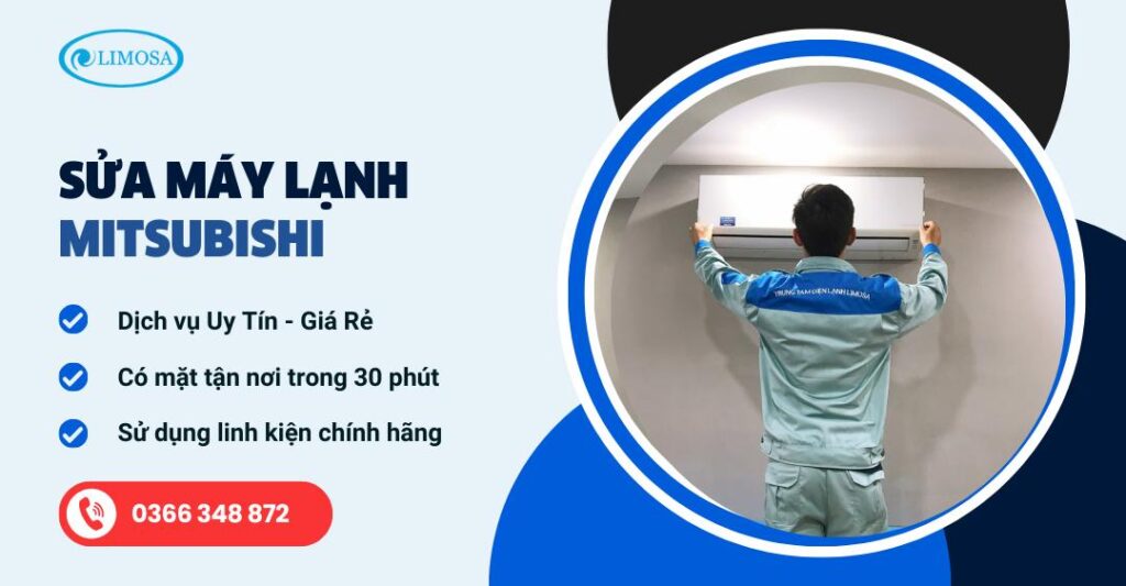 sửa máy lạnh mitsubishi