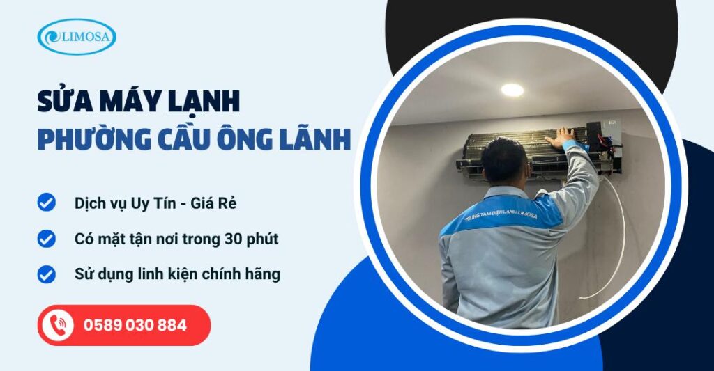 sửa máy lạnh phường cầu ông lãnh
