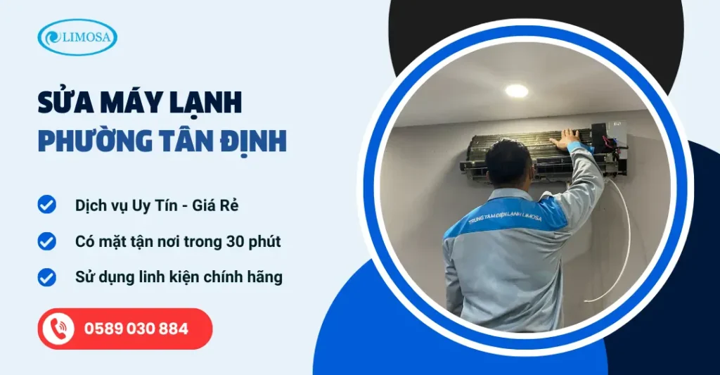 sửa máy lạnh phường tân định