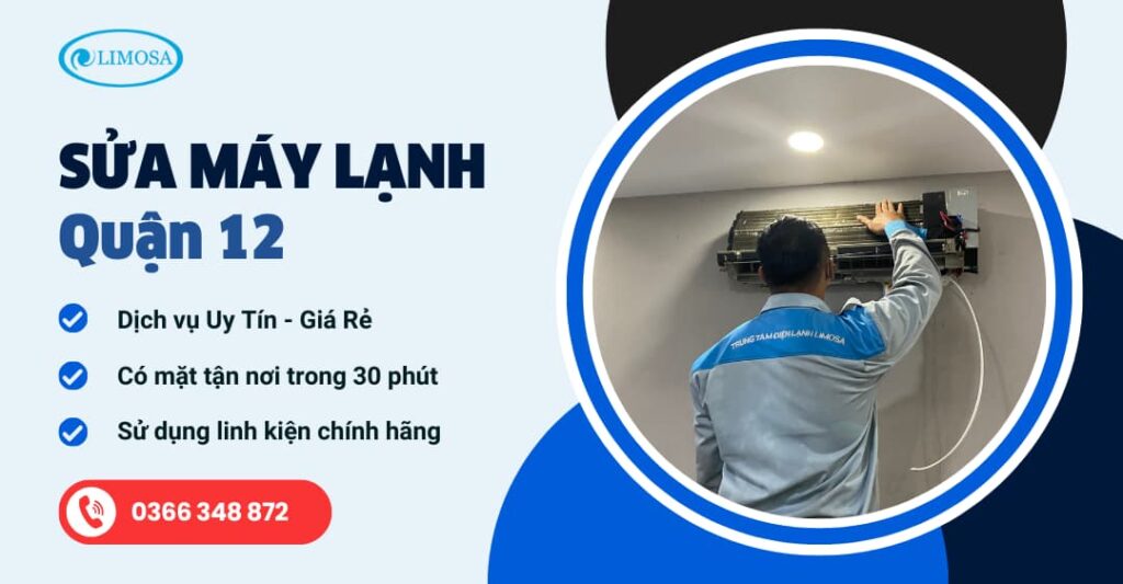 sửa máy lạnh quận 12