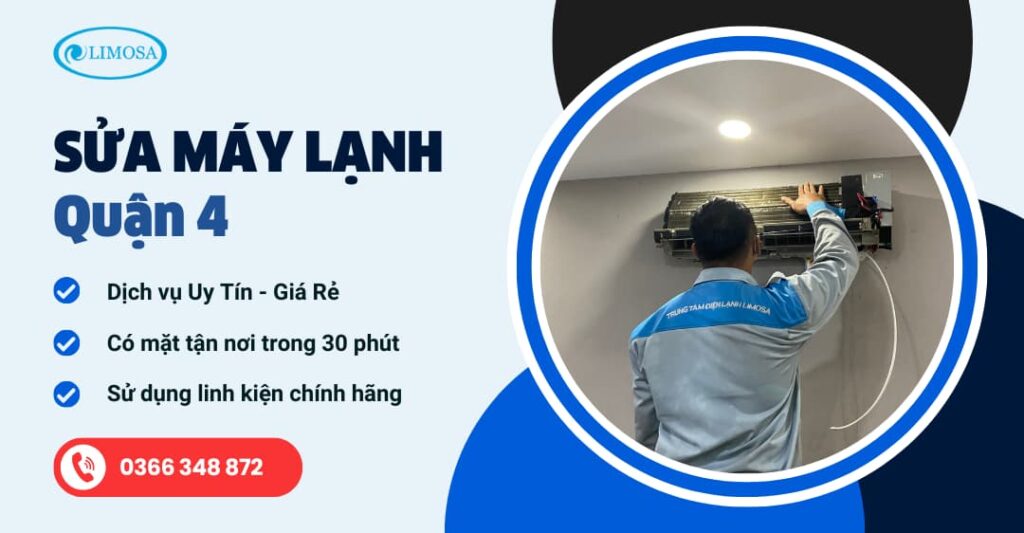 sửa máy lạnh quận 4
