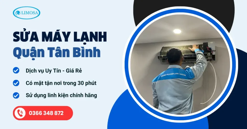 sửa máy lạnh quận tân bình