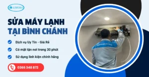 sửa máy lạnh tại Bình Chánh