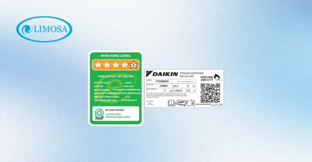 tem sản phẩm máy lạnh