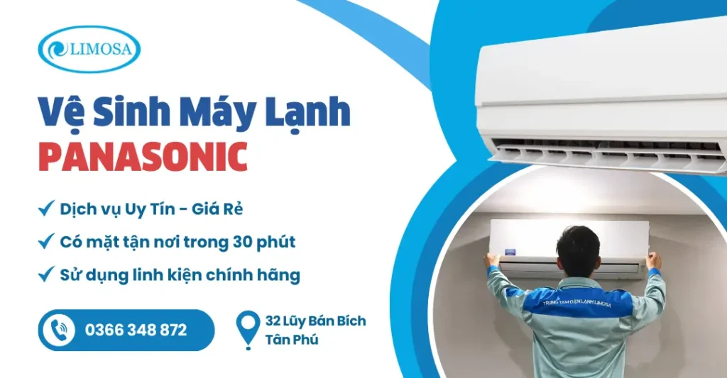 vệ sinh máy lạnh panasonic