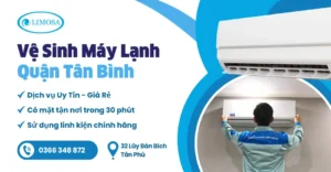 vệ sinh máy lạnh quận tân bình