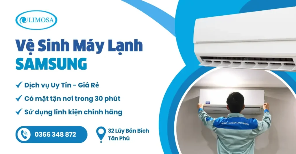 vệ sinh máy lạnh samsung