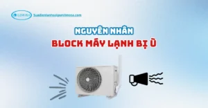 block máy lạnh bị ù