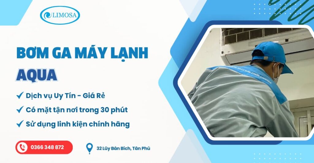 bơm ga máy lạnh aqua