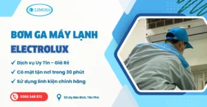 bơm ga máy lạnh electrolux
