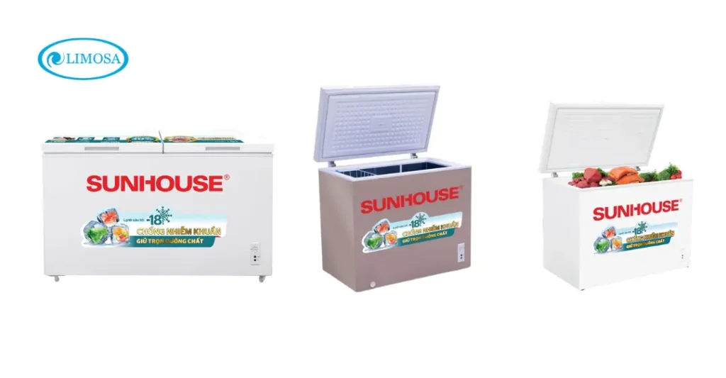 các loại tủ đông sunhouse limosa nhận sửa chữa