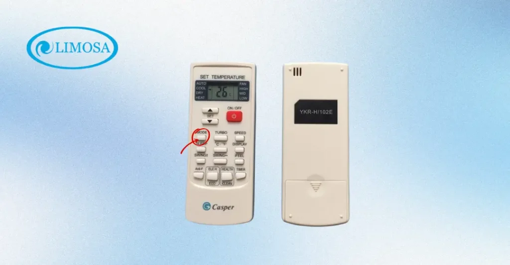 cách sử dụng chế độ dry của điều hòa casper