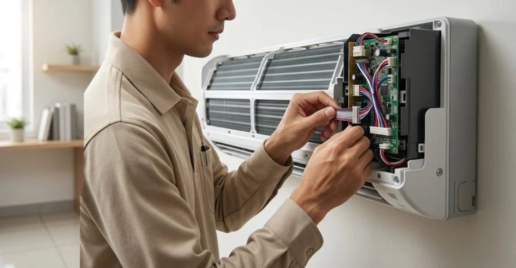 Cảm biến nhiệt độ bám bẩn hoặc hỏng
