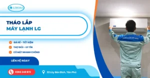 dịch vụ tháo lắp máy lạnh lg