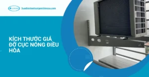 kích thước giá đỡ cục nóng điều hòa