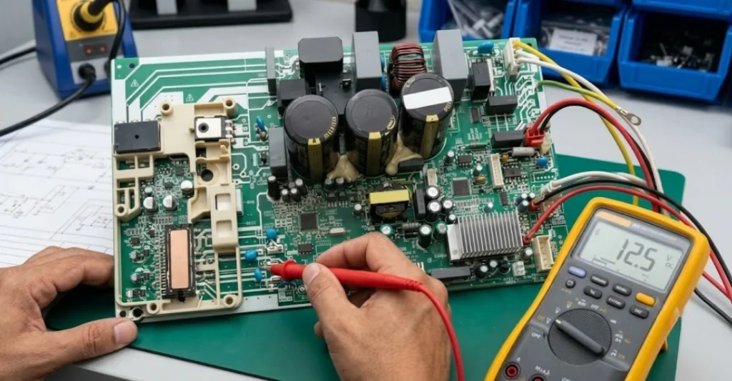 Lỗi bo mạch điều khiển hoặc IC cảm biến