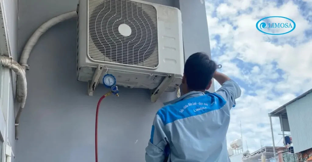 quy trình tháo lắp máy lạnh limosa