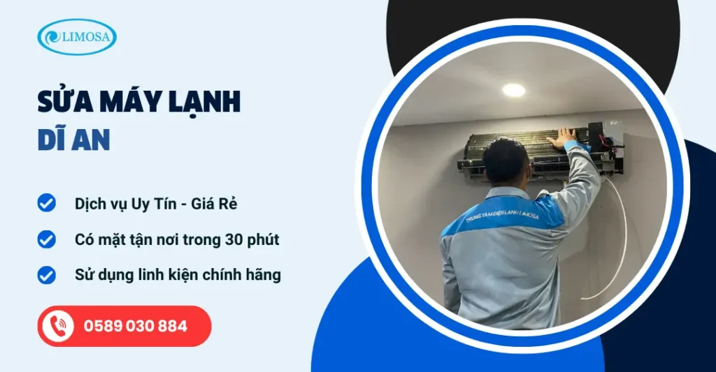 sửa máy lạnh dĩ an