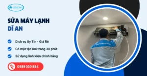 sửa máy lạnh dĩ an