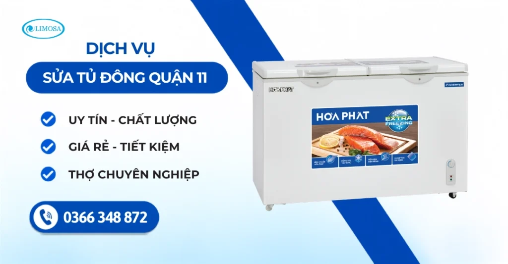 Sửa Tủ Đông Quận 11 – Có Mặt 30 Phút, Giá Minh Bạch