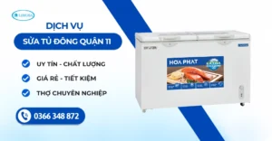 Sửa Tủ Đông Quận 11 – Có Mặt 30 Phút, Giá Minh Bạch
