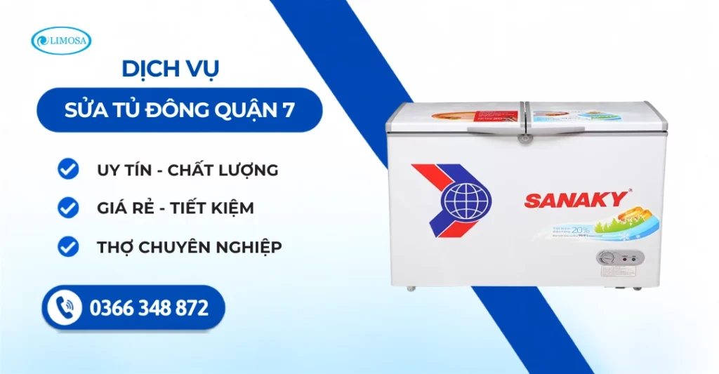 Sửa Tủ Đông Quận 7 - Tiệm Sửa Giá Rẻ, Phục Vụ Uy Tín