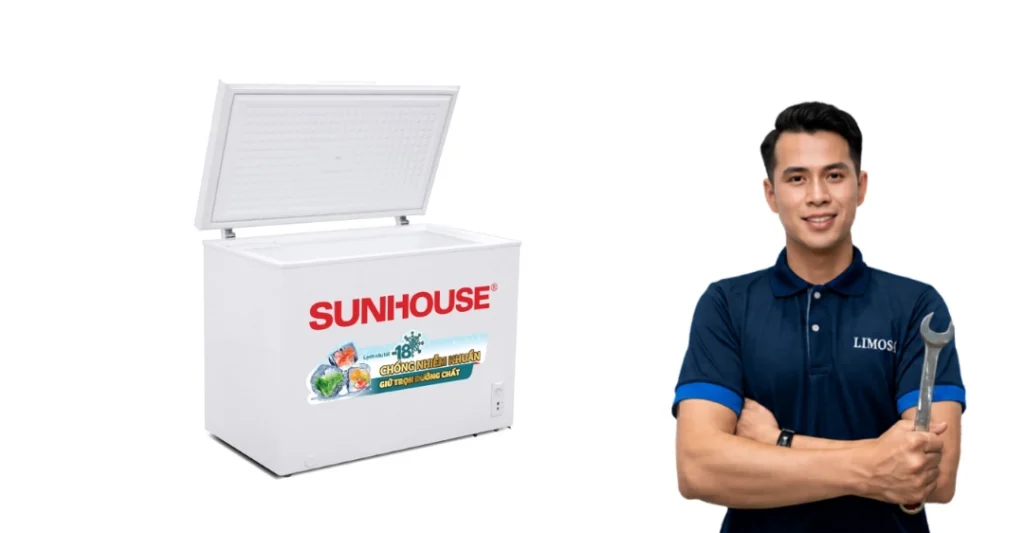 Cách xử lý sự cố đóng tuyết dày ở tủ đông Sunhouse